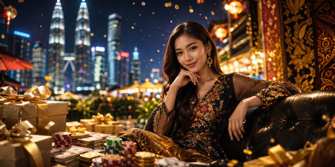 Pemandangan bandar Kuala Lumpur dengan tema pertaruhan di platform fx30